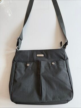 Baggallini Charcoal Gray Crossbody Shoulder Bag